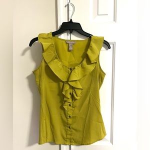 Chartreuse Banana Republic Top
